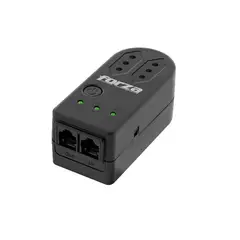 FORZA - Protector de Voltaje Zion FVP-1202N-C Negro - Negro
