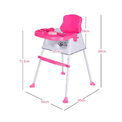 MON PETIT - Silla De Comer Para Bebe / Niño altura Ajustable 3 en 1