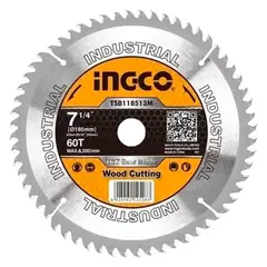 INGCO - Disco Sierra Circular 7 1/4 PulG 60 Dientes