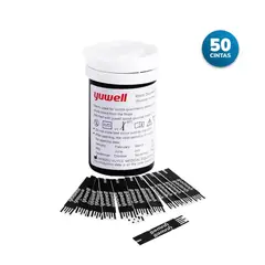YUWELL - Tiras Reactivas (Cintas) para Glucómetro 582 - 50 Unidades