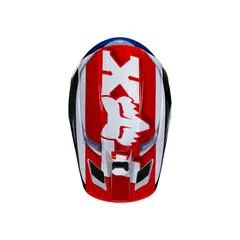 FOX - Visera Moto Niño V2 Hayl Azul/Rojo
