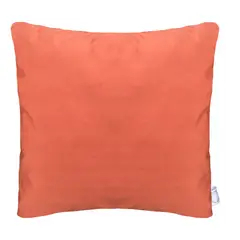 ELIZABETH PEPER - COJIN DECORATIVO DISEÑO NARANJO SALMON 45X45 RELLENO.