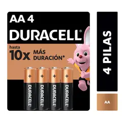 DURACELL - Pila Alcalina Blíster Aa X4 / Superstore