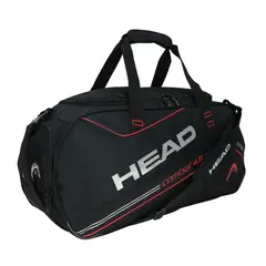 HEAD - Bolso Deportivo New Combat 45 Negro Rojo