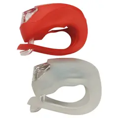 GENERICO - Pack 2 Luces Led Bicicleta Silicona