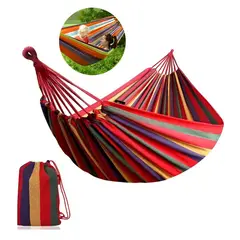 GENERICO - Hamaca Algodón Tricolor 2 Plazas 190X100 Cm