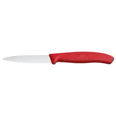 VICTORINOX - Cuchillo Verdura Swiss Classic color Rojo. Hoja 8 cm.