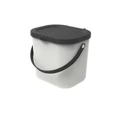 HBT - Basurero Albula 6 lts ROTHO Blanco