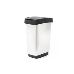 HBT - Basurero Twist ROTHO Cromo 25 Litros