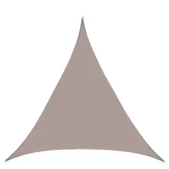 MIGLU - Toldo Vela Triangular Kaki Kit De Instalación
