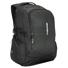 HEAD - Mochila Porta Laptop Titan USB Negra