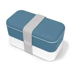 MONBENTO - Lunch Box MB Original Denim, color celeste, 1 litro