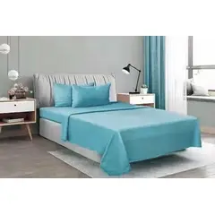 BJ HOGAR - SABANA POLAR COLOR TURQUESA KING