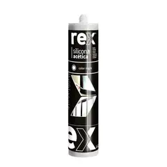 GENERICO - Silicona Acética Rex Negra Cartucho 300ml