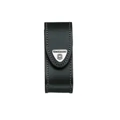 VICTORINOX - Estuche de cuero color negro para cinturón