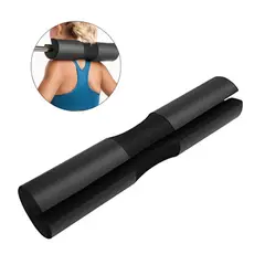 GENERICO - Fitness Almohadilla Barra Olimpica O Pre Olimpica Negra