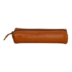 RAIQUEN - Estuche De Cuero Multiuso Tubo Hecho A Mano