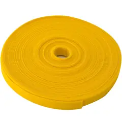 ATLANTICSWIRE - VELCRO DOBLE FAZ 20 MTS X 2CM ANCHO. AMARILLO. AMARRA CABLES