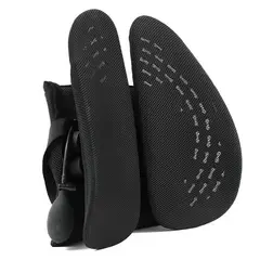 NEWO - Cojín Respaldo Lumbar silla ajustable con inflador aire NW-12WW