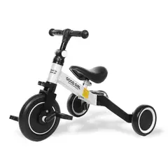 MON PETIT - Triciclo Correpasillos Multiposiciones 3 En 1 Blanco