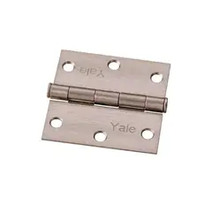 YALE - Bisagra Premium 3,5 x 3,5 Níquel Satín