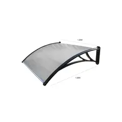 DVP - Alero Listo Curvo 1,0x1,2 mts Transparente
