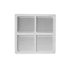 DVP - Celosía Ventilación Pvc C/pestaña 30x30 Cm Blanco 1un