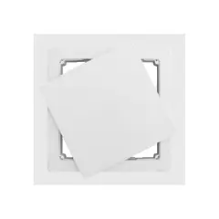 DVP - Celosía Ventilación PVC Nova Clip Ciega 30x30 cm Bco 10u