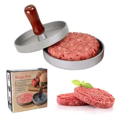 GENERICO - Prensa Para Hamburguesas Molde Antiadherente Parrilla Asado