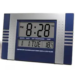 GENERICO - Reloj Digital Pared Y Mesa Temperatura Calendario Alarma