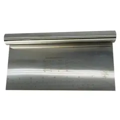 OEM - Scraper Metálico Espátula Alisador Torta Cortador Masa Queso 22cm