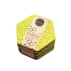 MUKA - Pack 6 Posavasos Amarillo