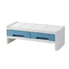 GENERICO - Cajón Organizador De Escritorio Modular Celeste 2050.