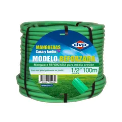 DVP - Manguera Pvc Reforzada 100mts 1/2 Pulgadas