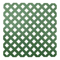 DVP - Enrejado Treillage PVC 1,2x2,4 mts Rombo 3,2cms Verde