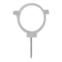 DVP - Clip Abrazadera Para Tubo Bajada 80mm Blanco