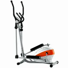 PWRFITNESS - Eliptica Blanca y Naranja