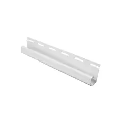 DVP - Perfil J Siding PVC 1/2'' Rigido Blanco 3,8mts