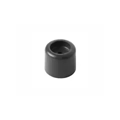 DVP - Tope De Puerta Pvc Redondo 30mm Negro 20 Unidades