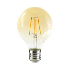 MEGABRIGHT - Ampolleta Globo LED E-27 Filamento 6W G80 SEC