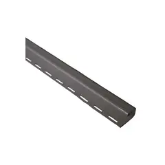 DVP - Perfil J Siding Pvc 1/2'' Rigido Antracita 3,8mts