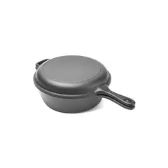 BOLTON - Sartén de Hierro Fundido con tapa.