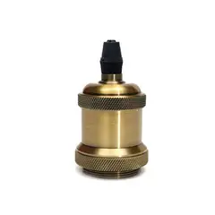 HB LEDS - Pack 5 Soquetes E-27 Retro Dorado Vintage