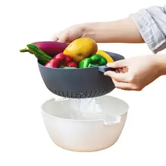 GENERICO - Bowl y colador pocillo Gris 8023 1,2 Litros