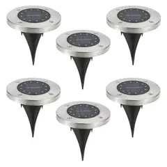 HB LEDS - Pack 6 Estaca Solar LED Luz Neutra