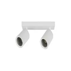 HB LEDS - Foco Spotlight Sobrepuesto Cielo O Muro 2xGU-10 Blanco W