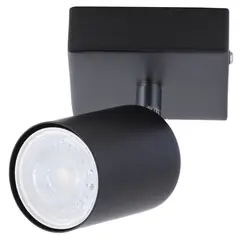 MEGABRIGHT - Foco Spot Para Cielo o Muro Porta 1xGU-10 Negro M