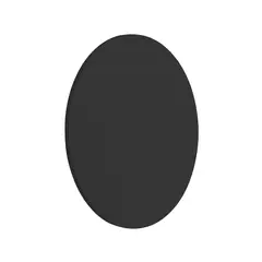 HB LEDS - Aplique Redondo 6W Negro