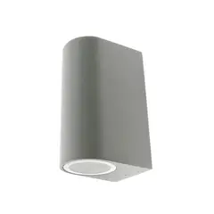 HB LEDS - Apliqué Exterior LED Porta 2GU-10 Gris.