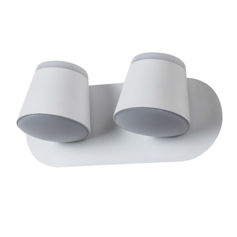 Apliqué Elegante Doble Decorativo LED Movible 10W Blanco